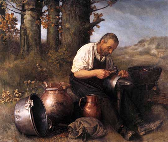 Dráteník, Alphonse Legros, 1874