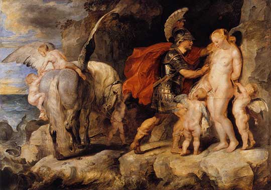 Perseus osvobozuje Andromedu, Peter Paul Rubens, 1622