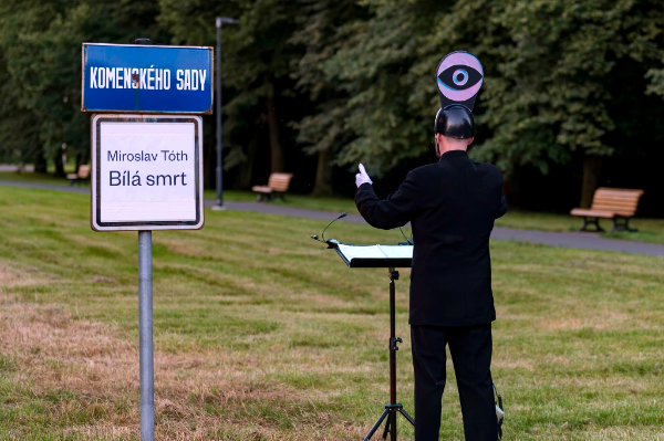 Bílá smrt v Komenského sadech. Foto Martin Popelář